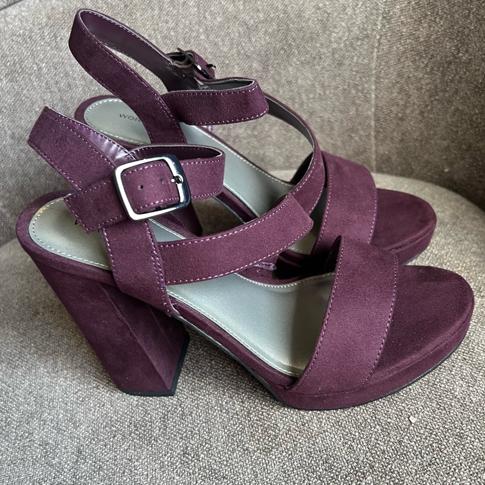 Worthington block heel sandals‎ size 6.5